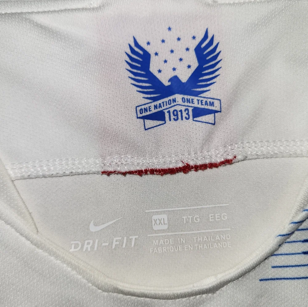 United States National Team Nike Women's Jersey White T-shirt Size XXL - Picture 4 of 8